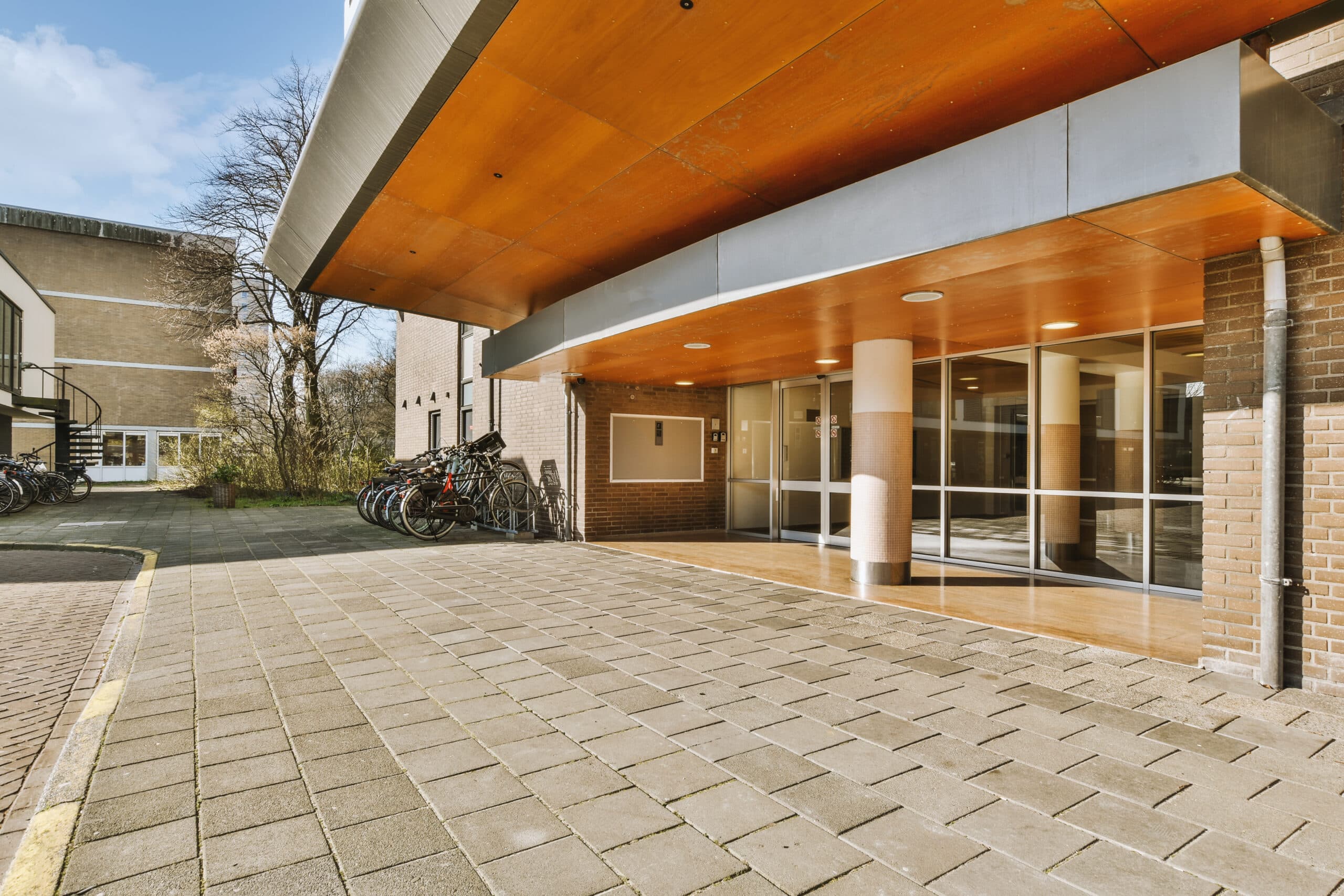 Residential buildin entarance