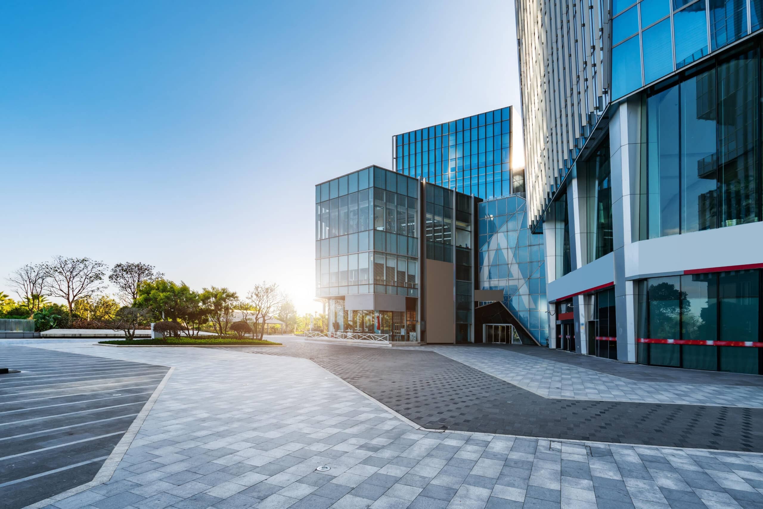 Office building. Business building. Corporate Modern Office Buil
